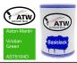 Preview: Aston-Martin, Viridian Green, AST5104D: 500ml Lackdose, von ATW Autoteile West.